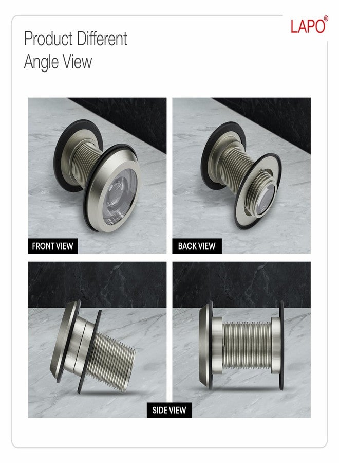 LAPO Door Eye Viewer with 180 Degree Wide Angle - Peephole for Front Door Security, Matte Finish (Pack of 1) - Image 3